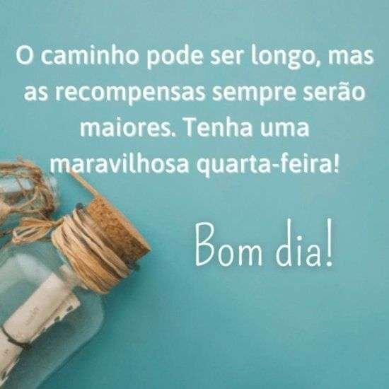 Bom dia de quarta-feira