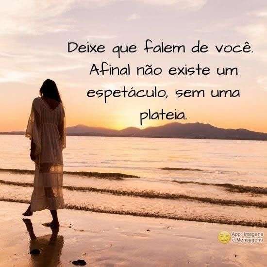 Deixe que falem de você