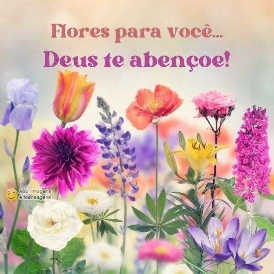 Flores para você