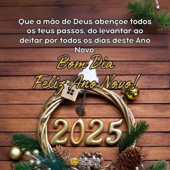 Bom dia de Ano Novo