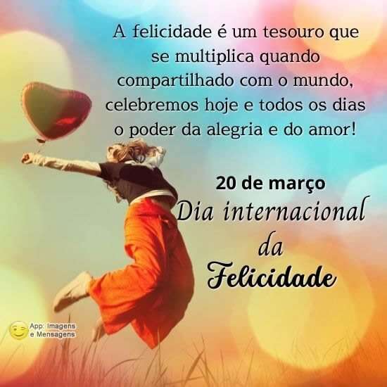 Dia internacional da Felicidade