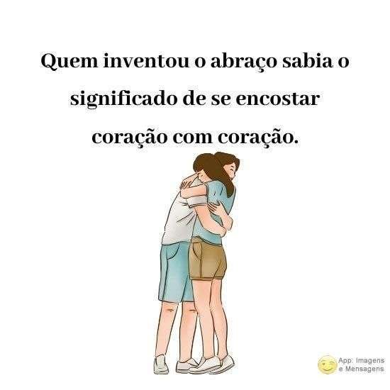 Quem inventou o abraço