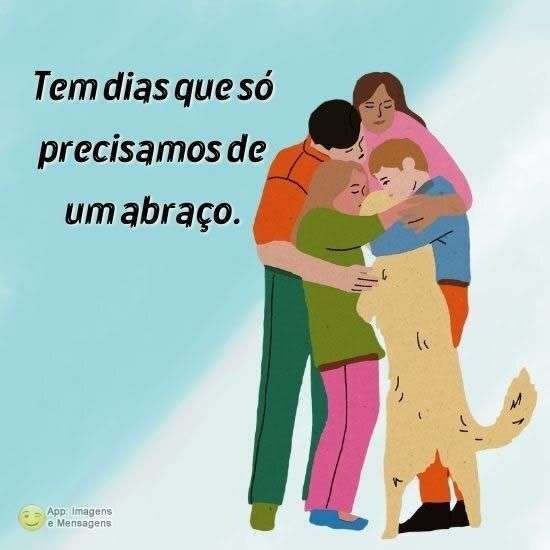Um abraço