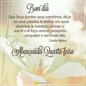 Abençoada quarta-feira