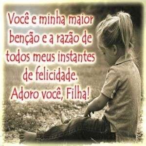 Adoro você filha