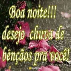 Boa noite de bençãos 