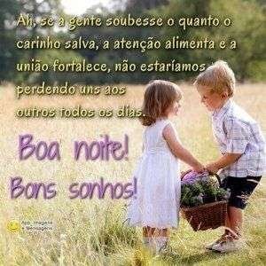 Boa noite e bons sonhos