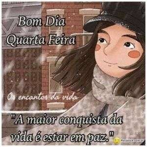 Bom dia quarta-feira