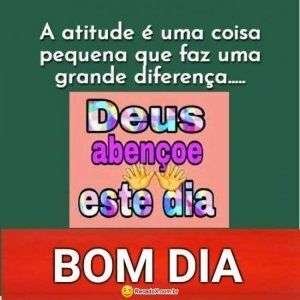 Deus abençoe esse dia