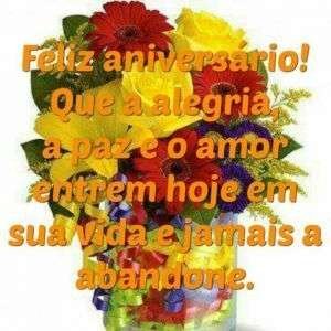 Feliz aniversário