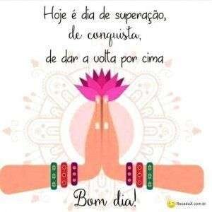 Hoje é dia de superação
