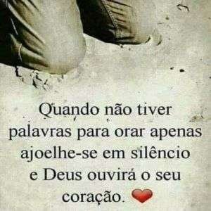 Quando não tiver palavras