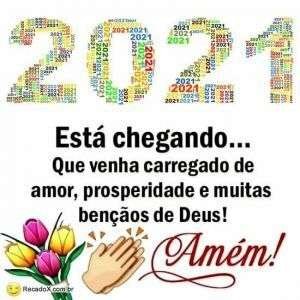 2021 está chegando