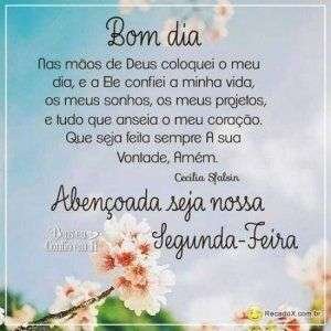 Abençoada segunda-feira