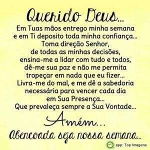 Abençoada seja nossa semana