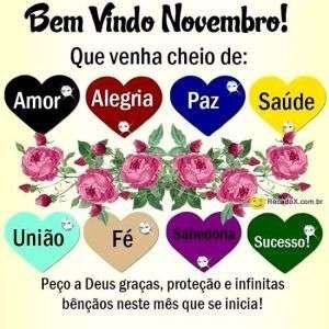 Bem-vindo novembro