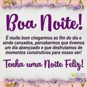Boa e abençoada noite
