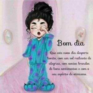 Bom dia com otimismo