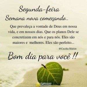 Bom dia de segunda-feira