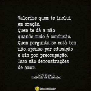 Demonstração de amor