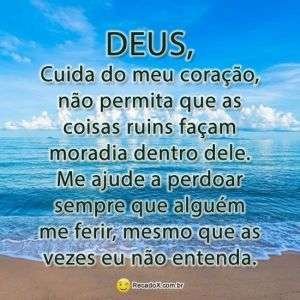 Deus cuida do meu coração