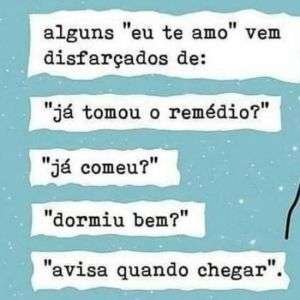 Eu te amo disfarçado