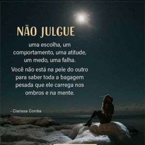 Não julgue