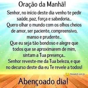 Oração da manhã