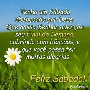 Sábado abençoado por Deus