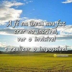 A fé em Deus