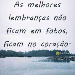 As melhores lembranças