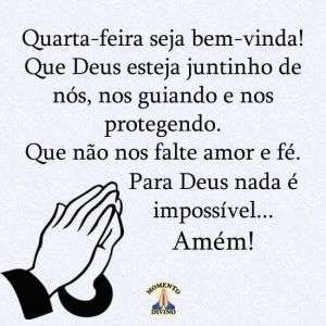 Bem-vinda Quarta-feira