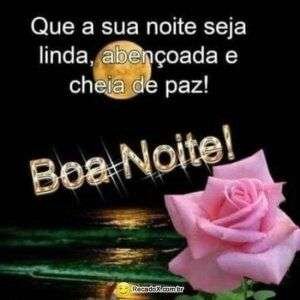 Boa noite abençoada