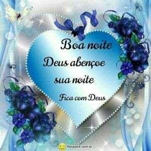 Boa noite abençoada