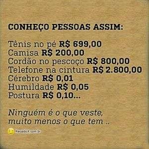 Conheço pessoas assim