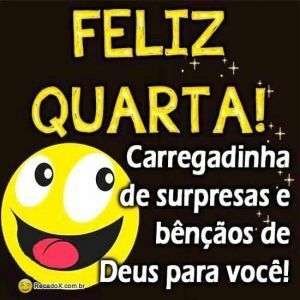 Feliz quarta-feira