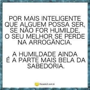 Humildade é a parte mais bela