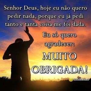 Obrigado Deus