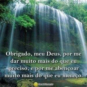 Obrigado meu Deus