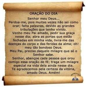 Oração do dia