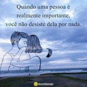 Quando a pessoa é importante