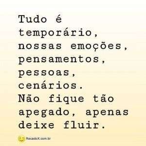 Tudo é temporário