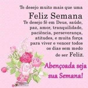 Abençoada seja sua semana