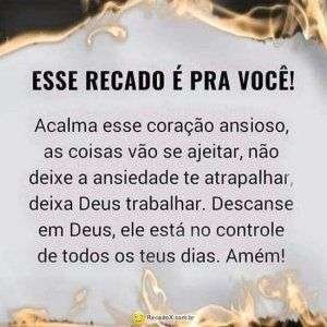 Acalma esse coração ansioso