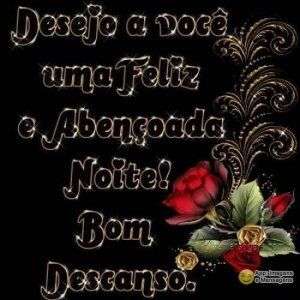 Boa noite abençoada