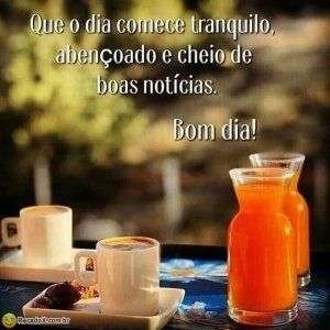Bom dia abençoado
