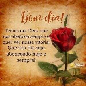 Bom dia abençoado