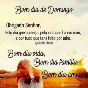 Bom dia de domingo