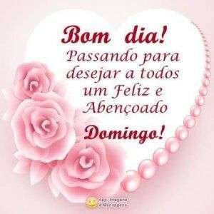 Bom dia de domingo