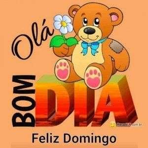 Bom dia e feliz domingo